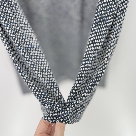 J Jill Wearever Collection V-Neck Tunic Blouse Multicolor Long Sleeve Sz Sm Boho - Picture 5 of 8